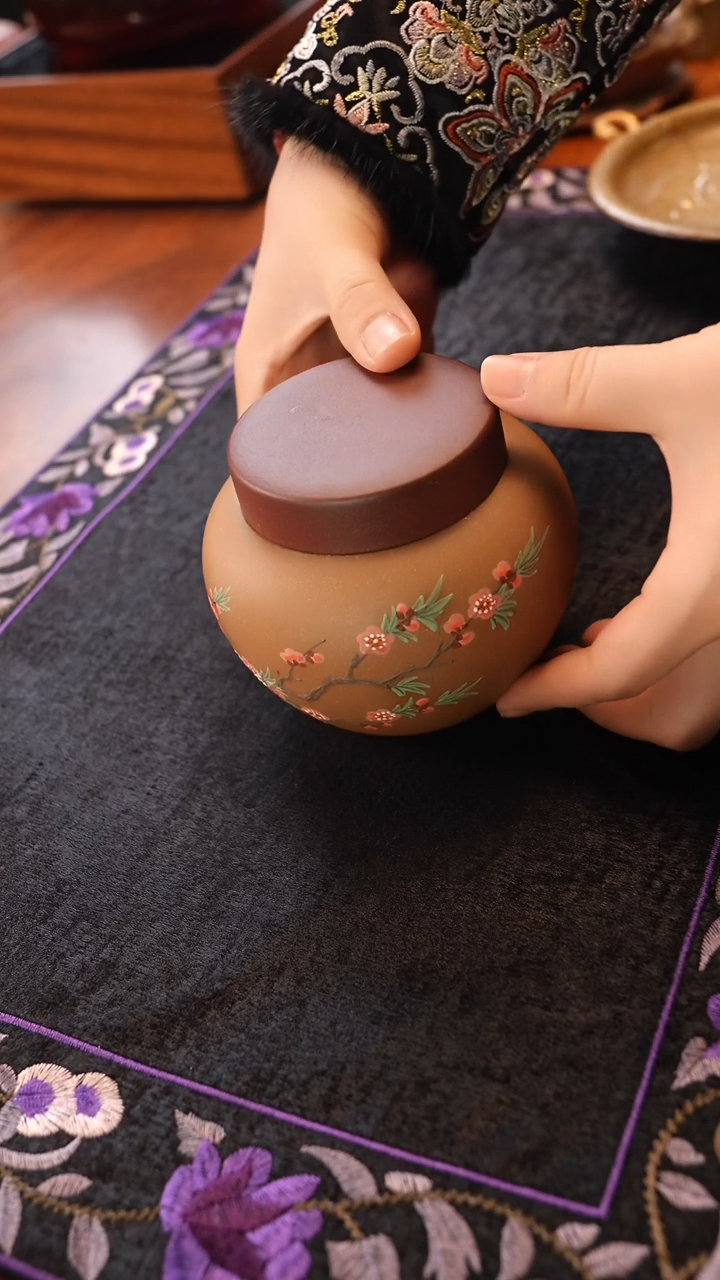 茶壶紫砂紫泥段泥粉浆茶罐