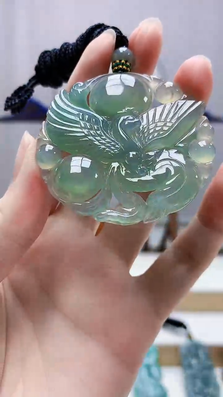 未镶嵌定制翡翠5028zm-毛货挂件227