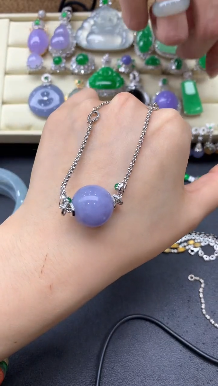 【闪购商品】翡翠颈饰18K金镶嵌583-中国好珍宝