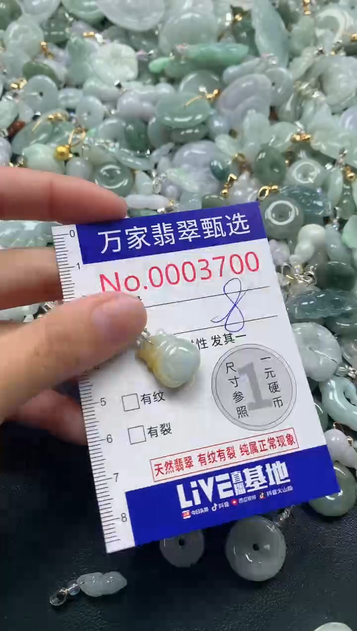 吊坠(不含链)未镶嵌翡翠3700