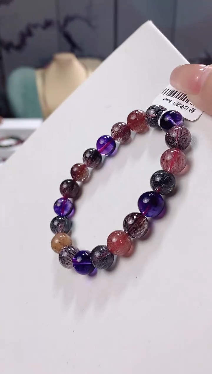 【闪购商品】水晶超七单圈9.8*未镶嵌多人多样性发其一