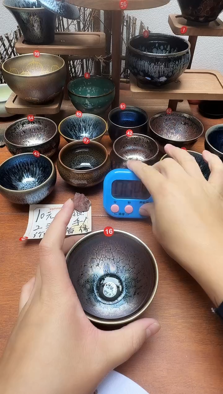 茶盏风**涌16号建盏工匠茶器