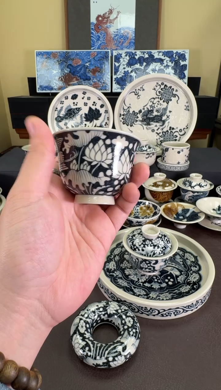 【闪购商品】二号釉一路连科铃铛杯