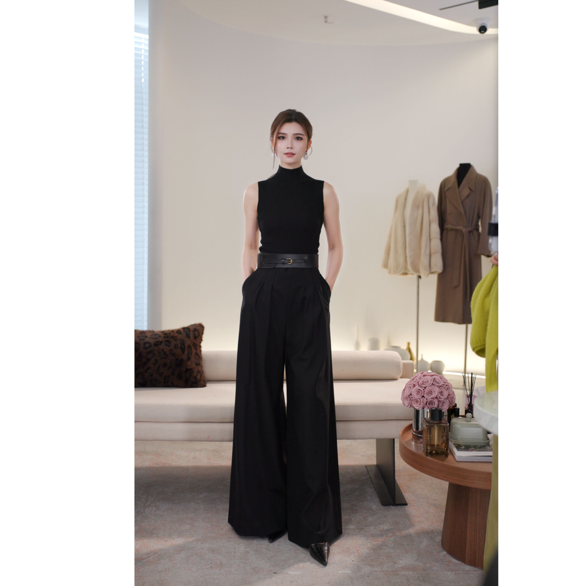 LYNEE【纹理焕新】百搭基础扬子 100%绵羊毛无袖内搭LGD2GSK038