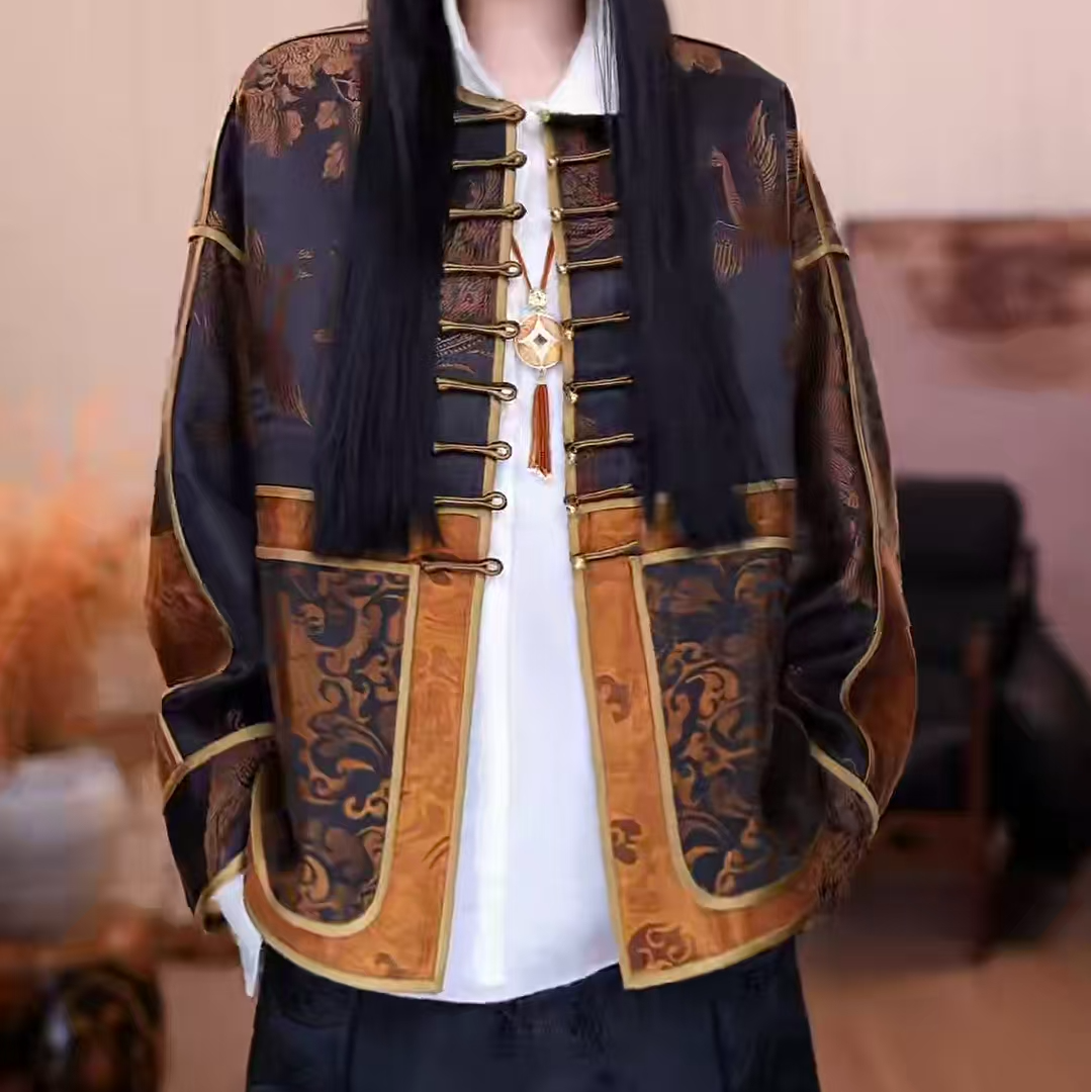 『染沁』新国风原创设计休闲显瘦时尚百搭复古外套