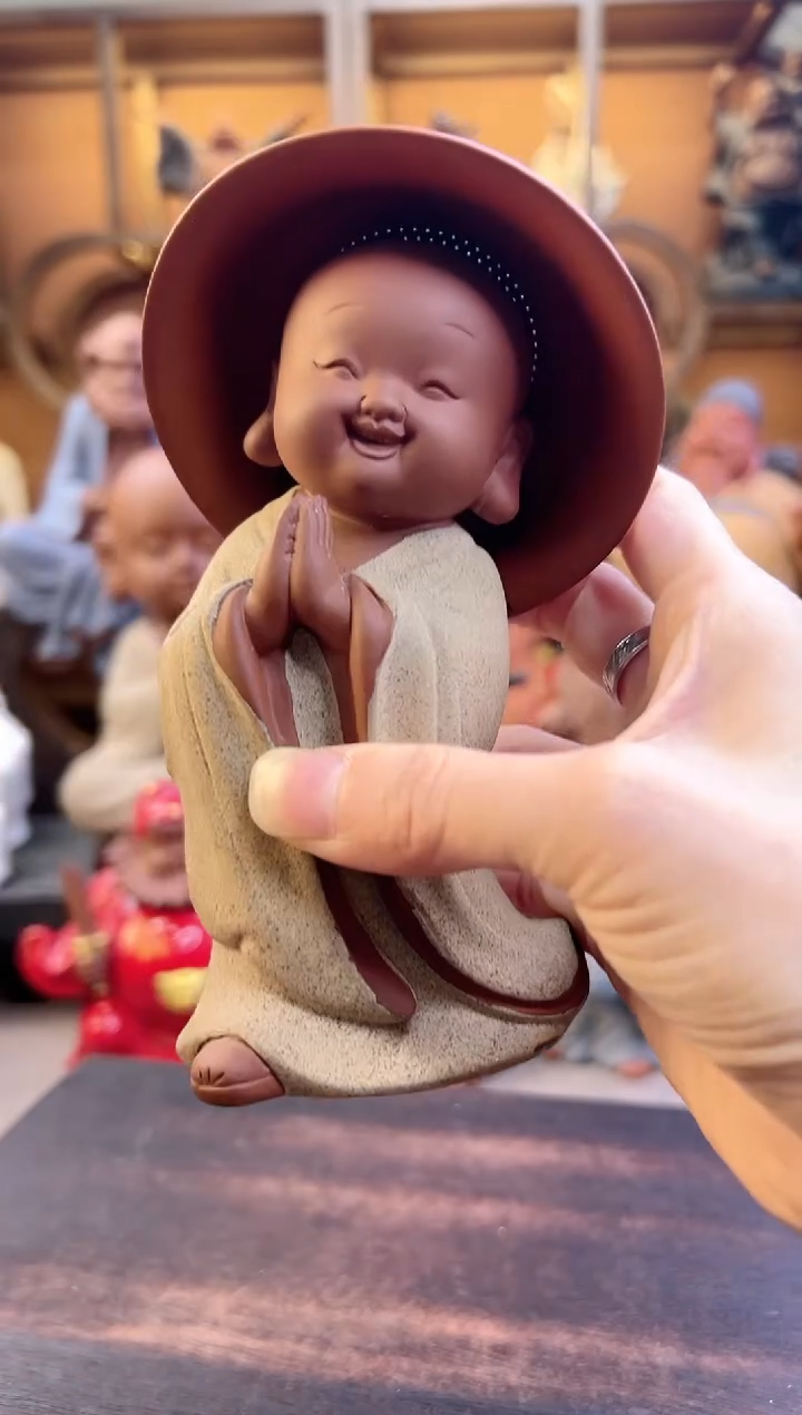紫砂茶宠器闵紫砂茶宠摆件