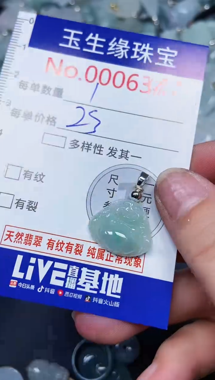 【闪购商品】翡翠颈饰未镶嵌闪购00006347