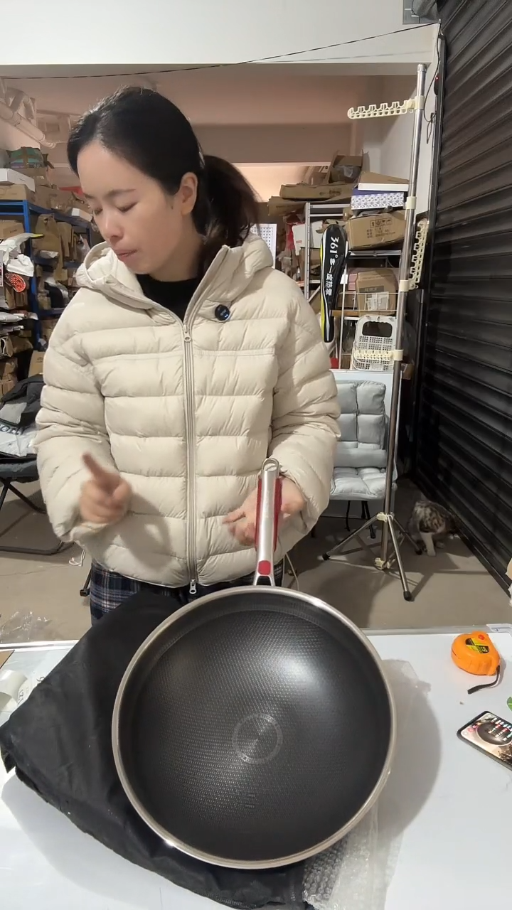 日用百货，不锈钢炒锅124