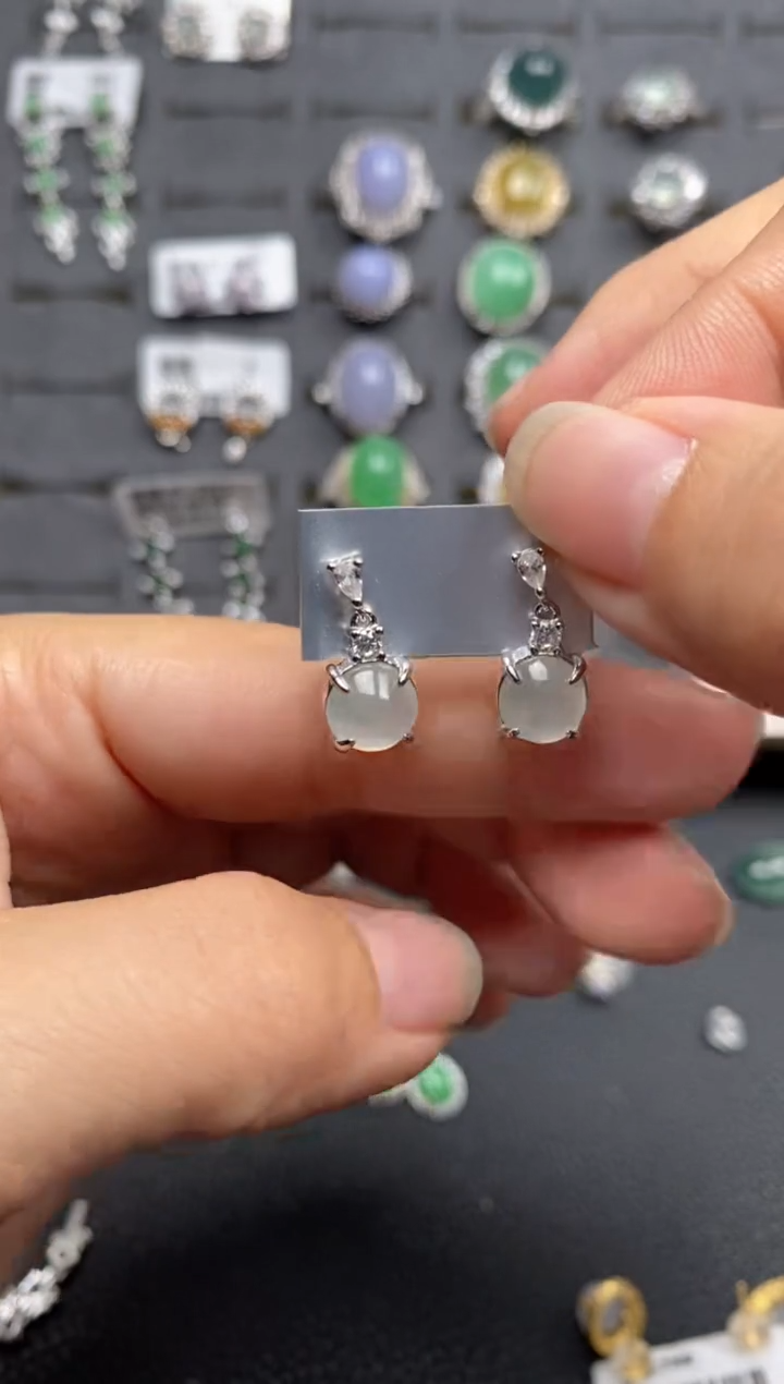 【闪购商品】翡翠戒指银S925镶嵌11111