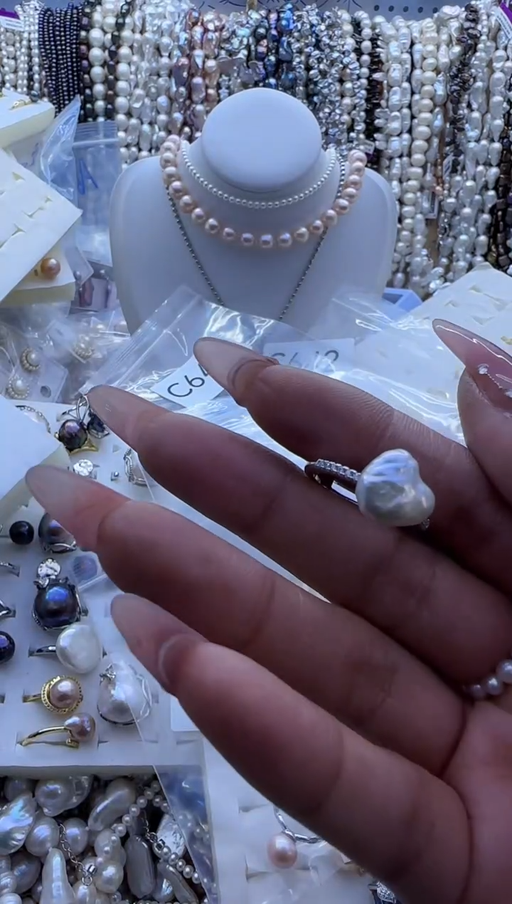 【闪购商品】淡水珍珠戒指未镶嵌647