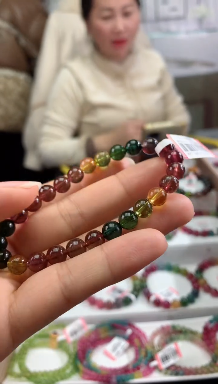 【闪购商品】碧玺手串未镶嵌多样性发一条