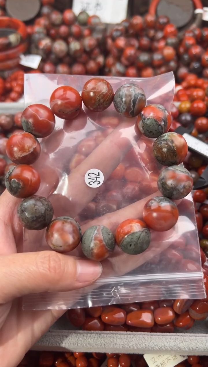 南红玛瑙手串未镶嵌17