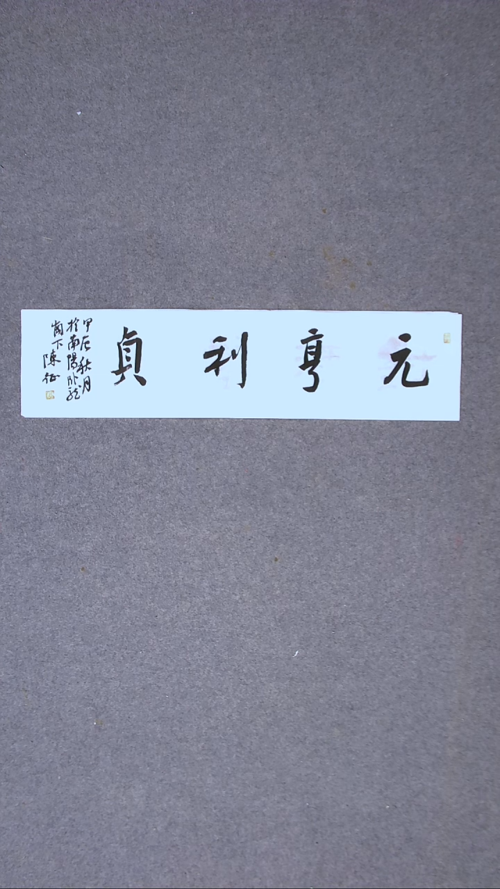 书法陈征 河南南阳 69*17一平尺