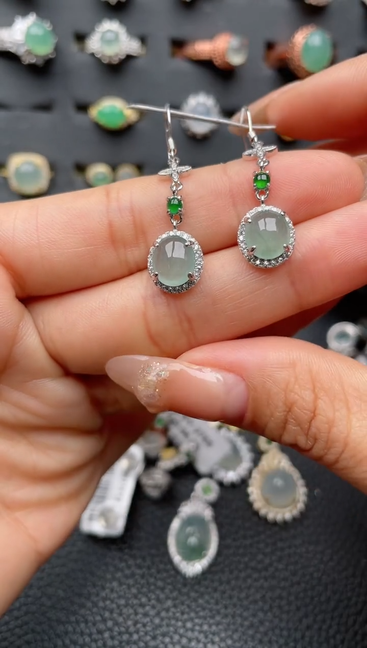 【闪购商品】翡翠戒指银S925镶嵌111111111