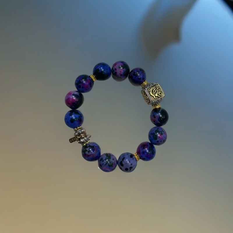 A344 冰魔血龙天晶手串 多样性随机发