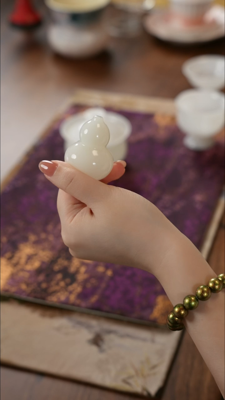 陶瓷茶器白璞玉葫芦