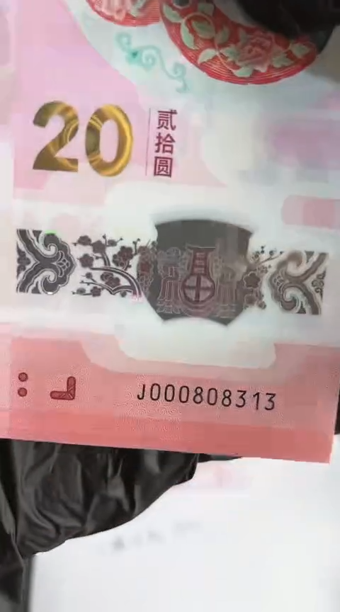 【闪购商品】塑料蛇钞单张号码000808313