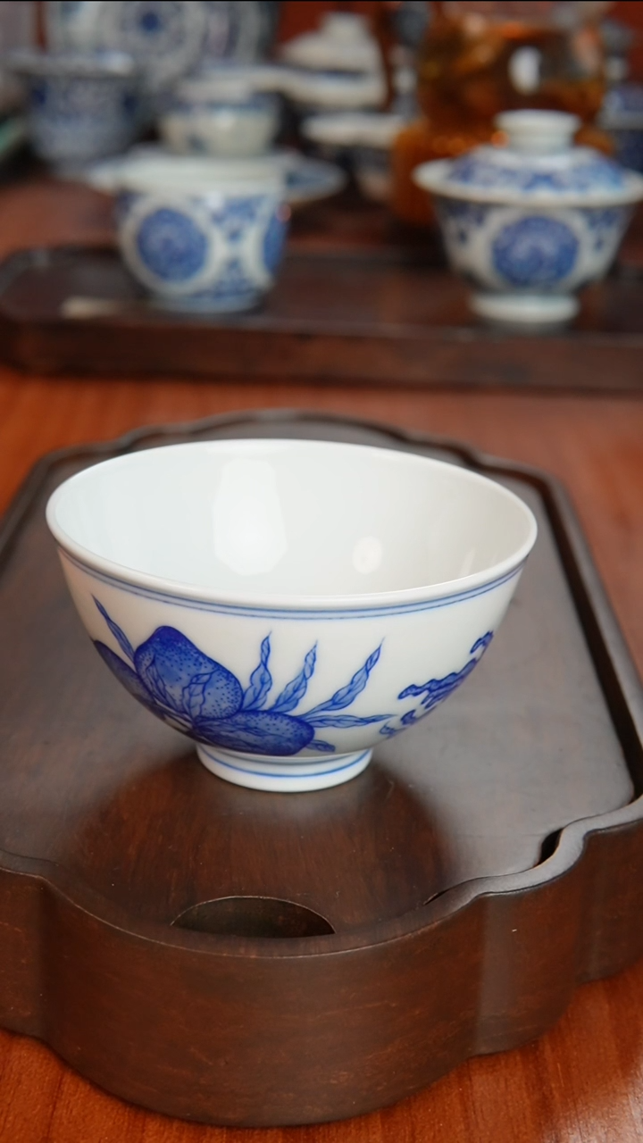 【闪购商品】景德镇镹曰手工手绘柴窑茶具