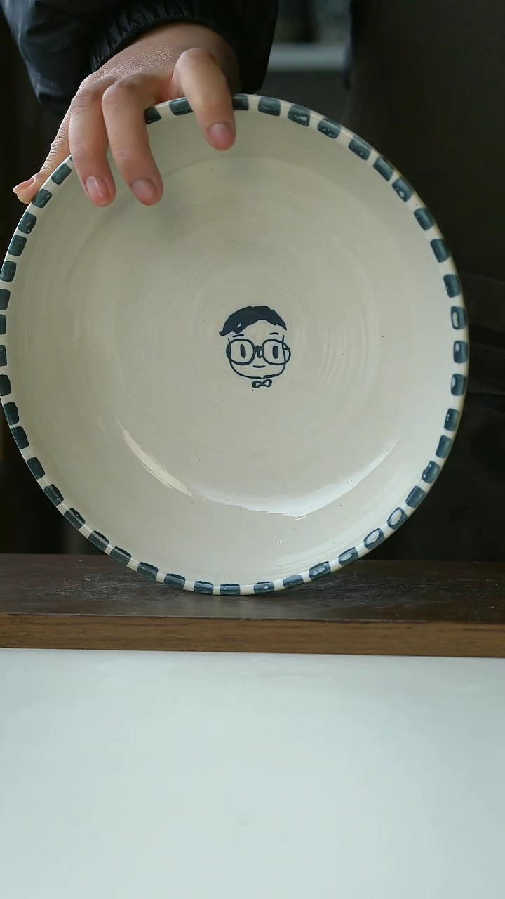 【闪购商品】陶瓷小白深盘微瑕22cm@4-2@