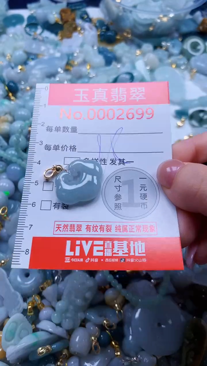 翡翠未镶嵌吊坠(不含链)2699