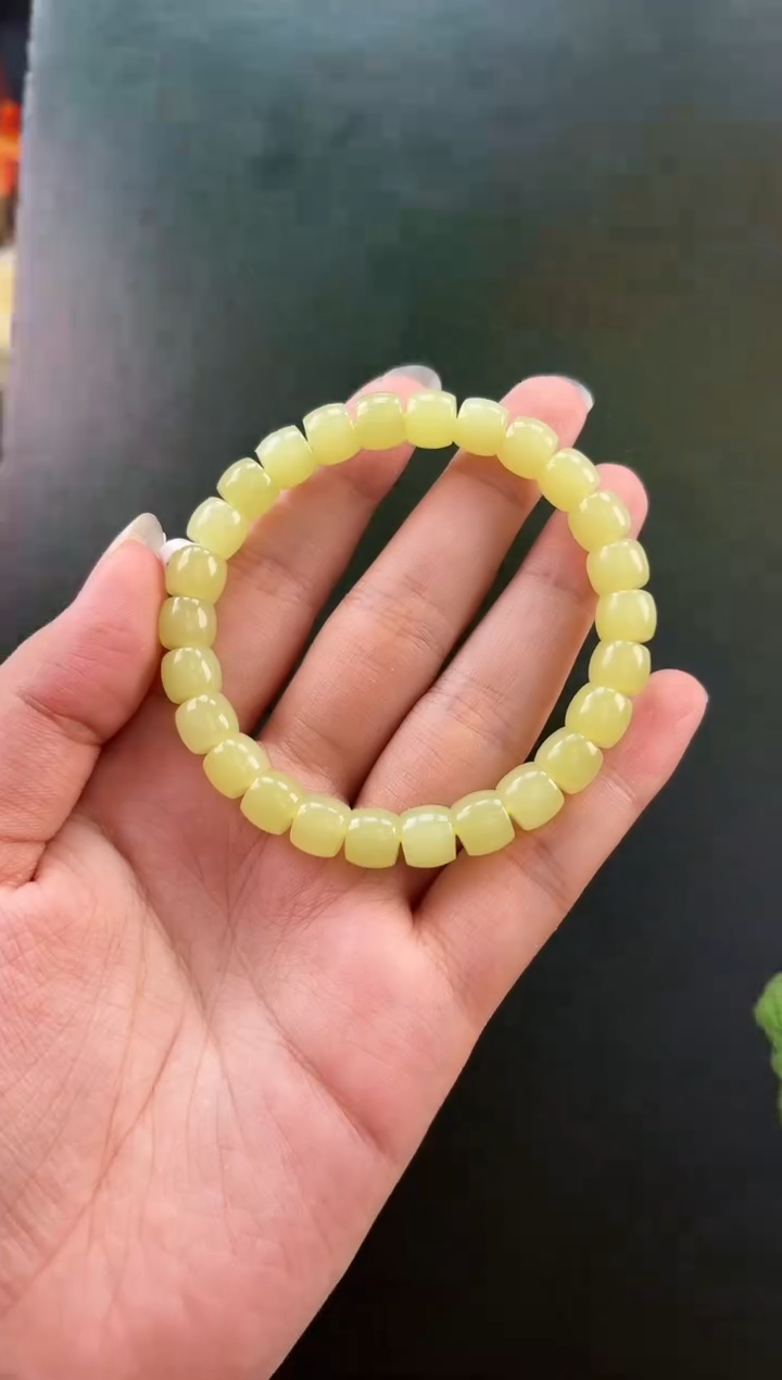 手链未镶嵌和田玉手串