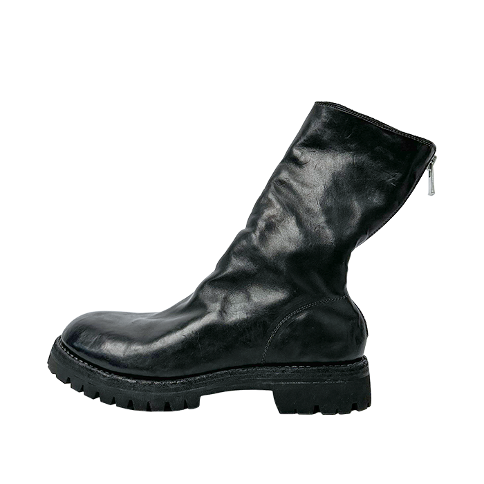 DYSTOPIA 788V excella拉链 纯手工固特异 意大利马皮皮靴 