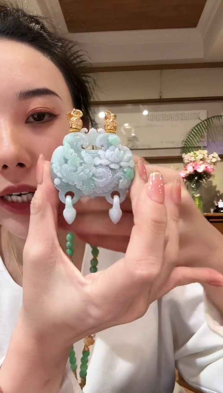 【闪购商品】翡翠颈饰未镶嵌国风
