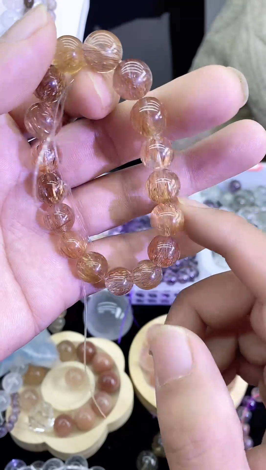 水晶摆件未镶嵌超七12mm