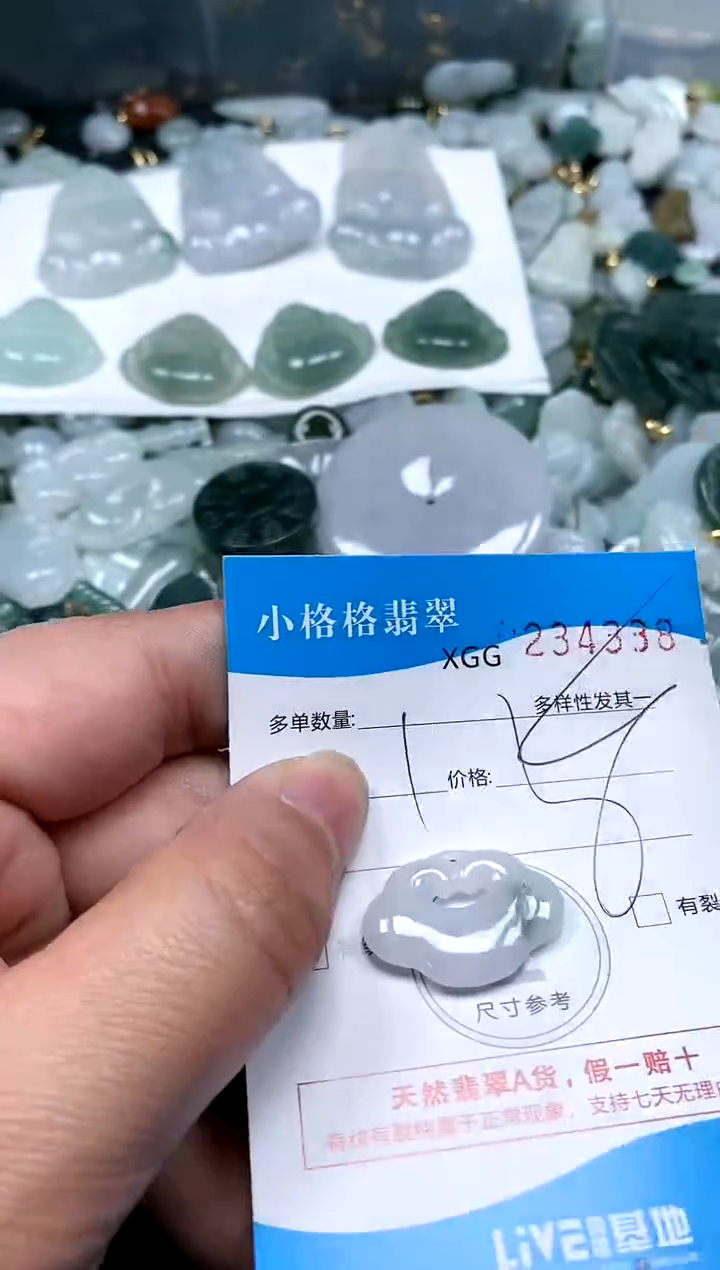 【闪购商品】翡翠颈饰未镶嵌闪购商品0234338