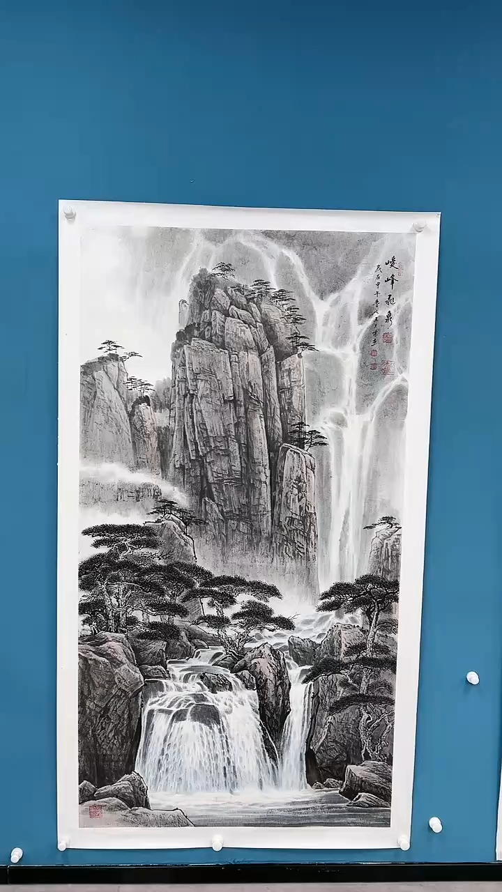 【闪购商品】国画2.18-甄选-王夫怀-六尺整红原-82