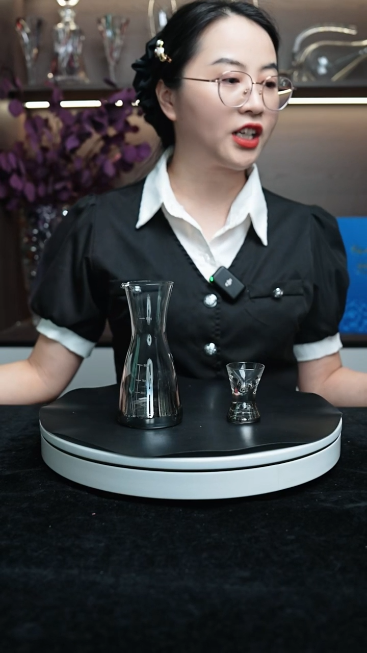 水晶宽口款4杯1壶