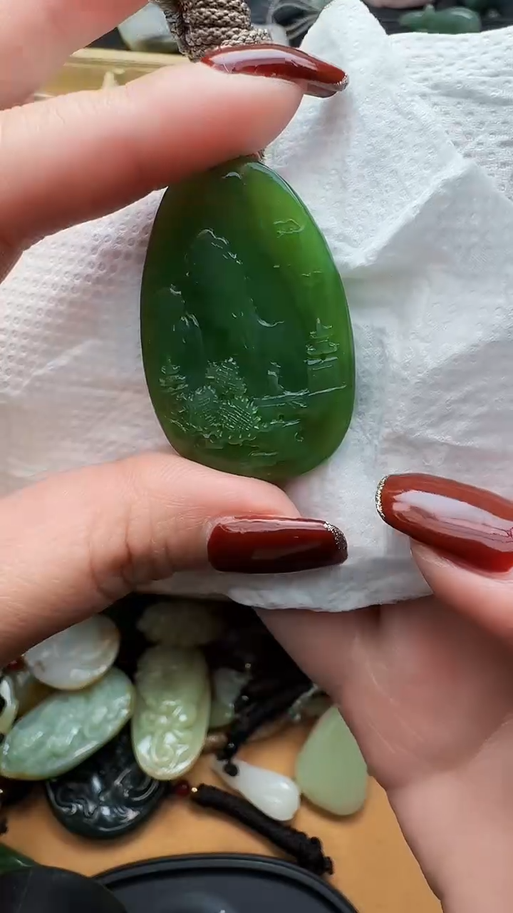 【闪购商品】和田玉（碧玉）颈饰未镶嵌151