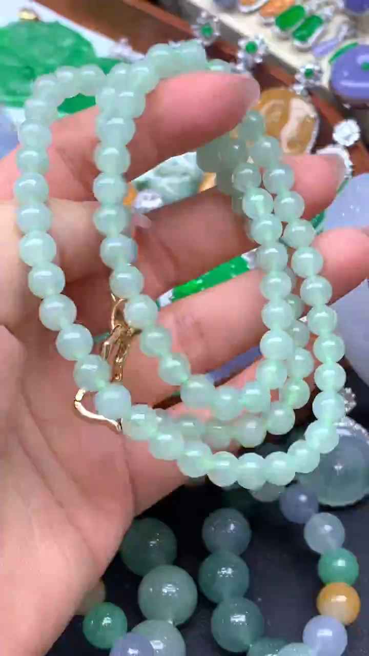 【闪购商品】翡翠手串未镶嵌136-天然翡翠