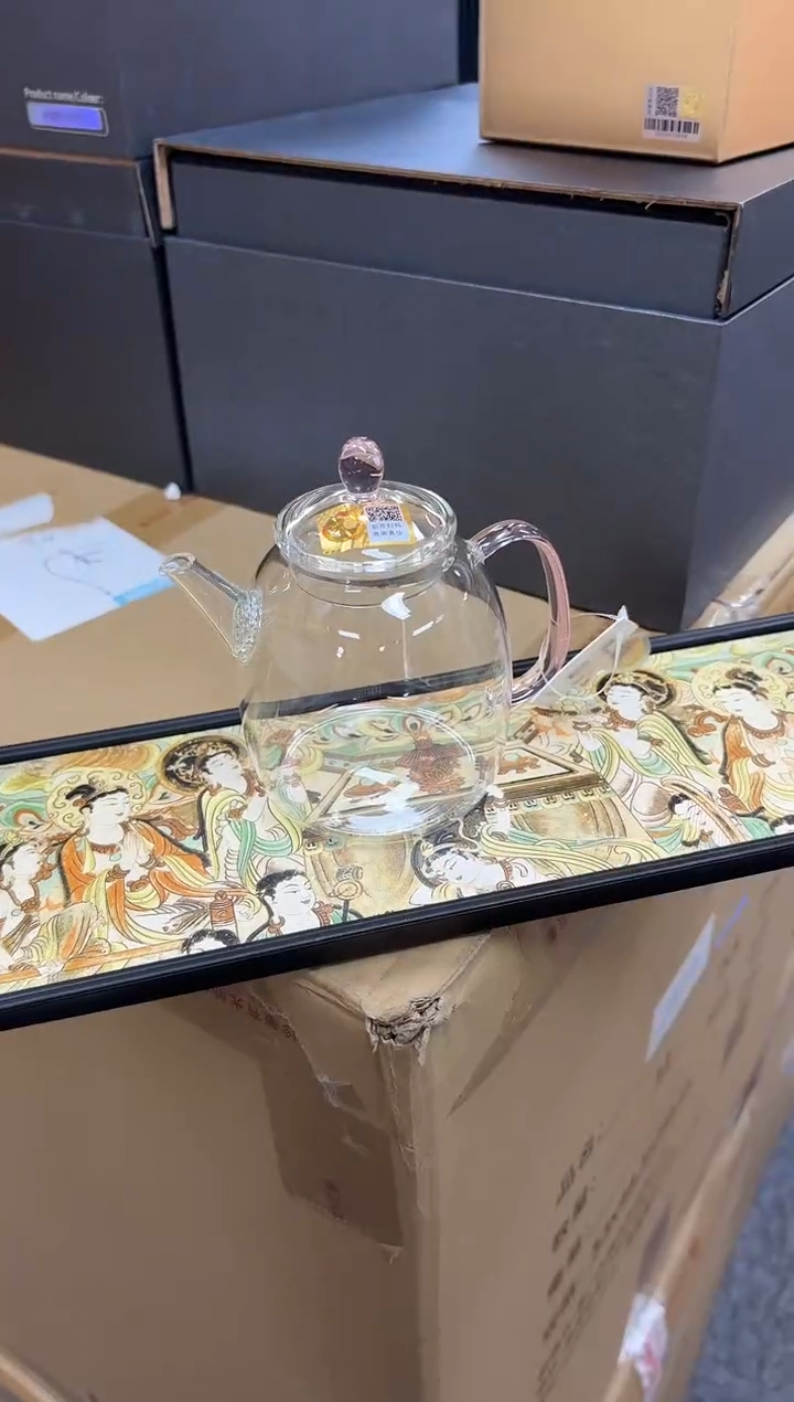 禾器宴辰壶浅粉色+定制款-敦煌干泡台