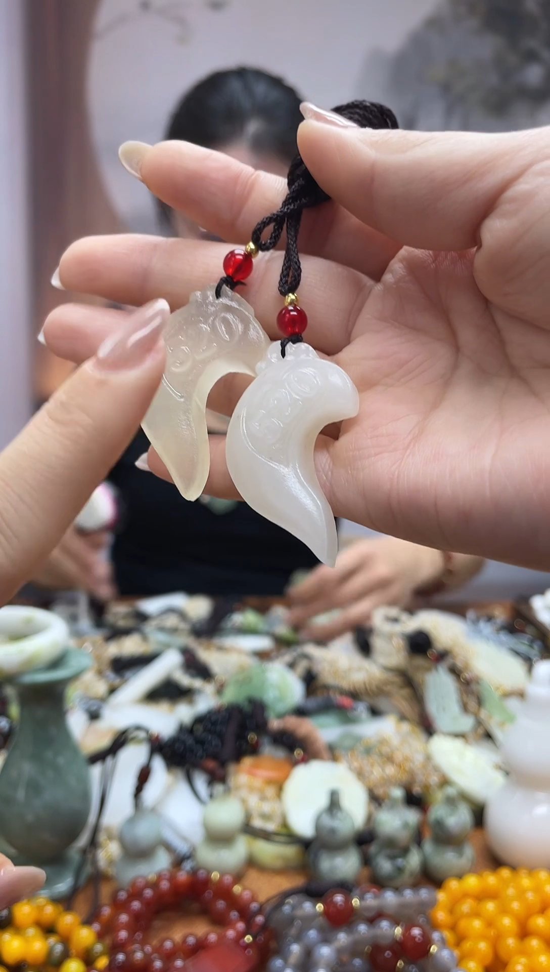 未镶嵌岫玉吊坠多样性发货拍一发一