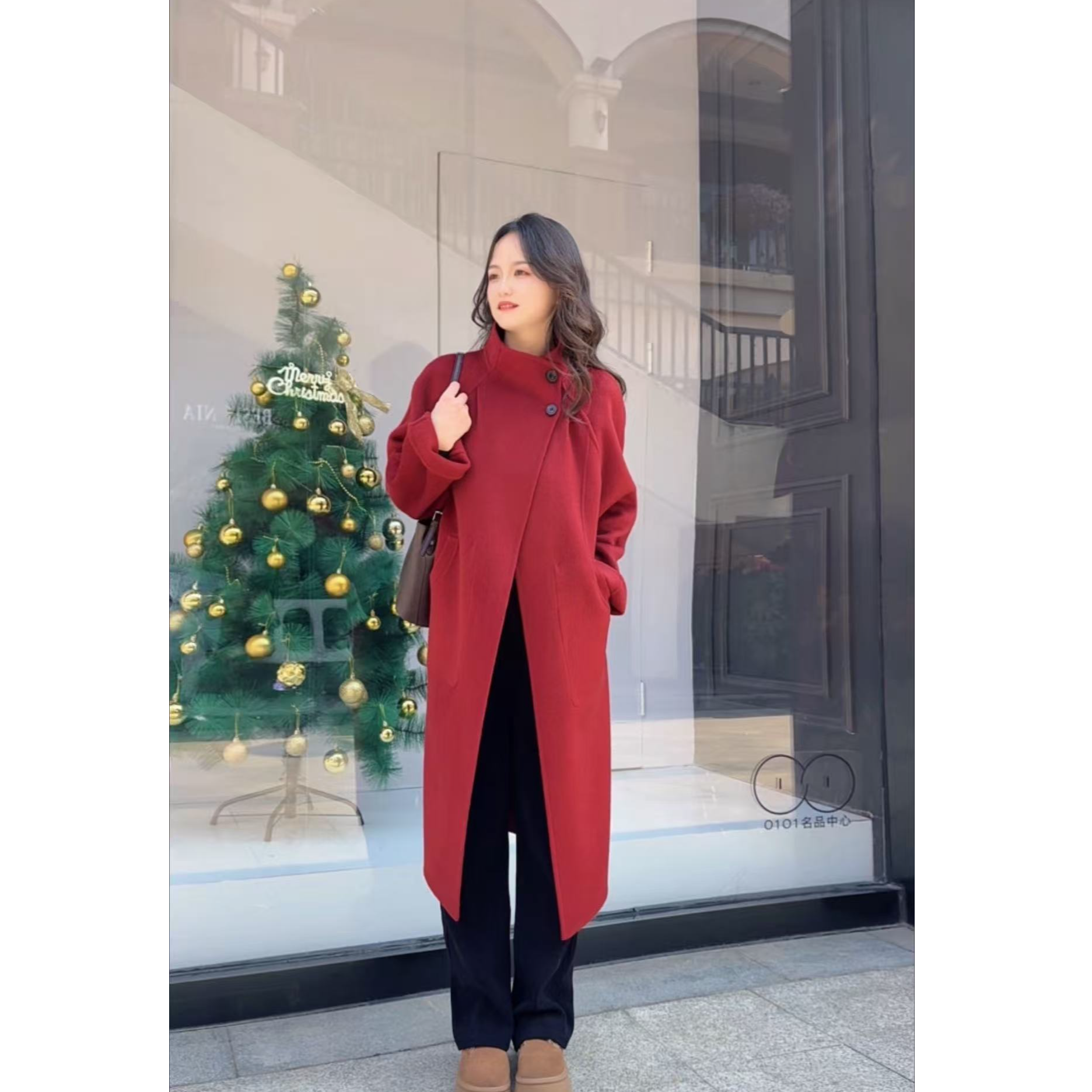 【婷子专属】快衣布宽松韩系慵懒风百搭双面双穿秋冬外套9088