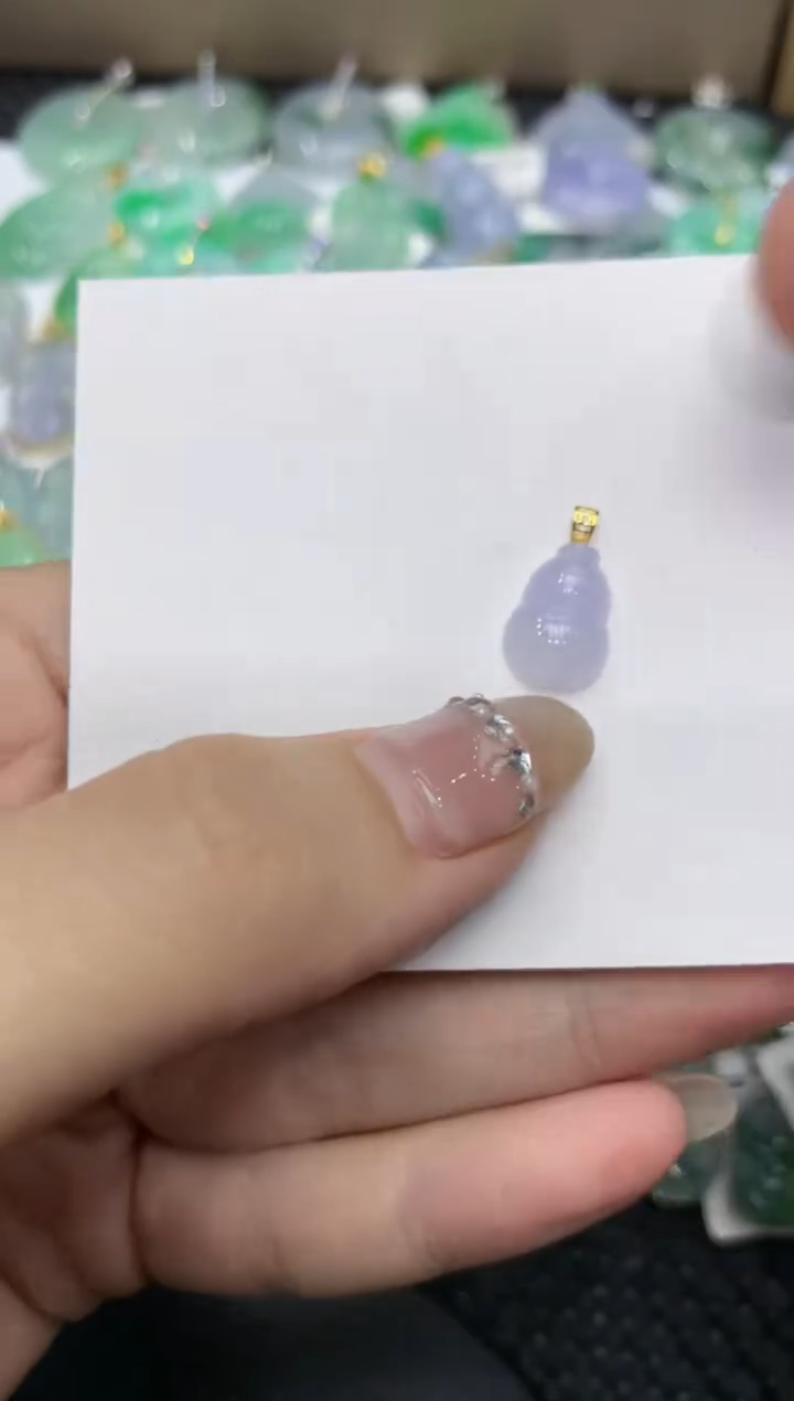 【闪购商品】翡翠颈饰18K金镶嵌222222222