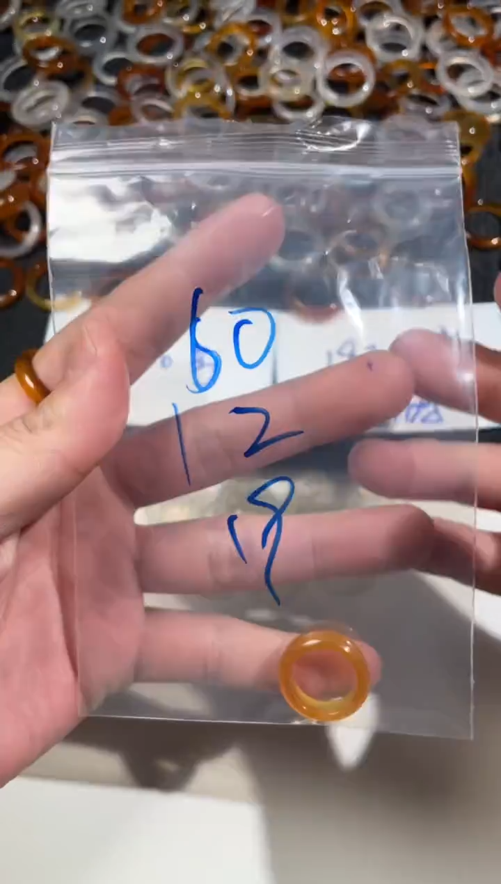 【闪购商品】玛瑙/玉髓戒指未镶嵌60