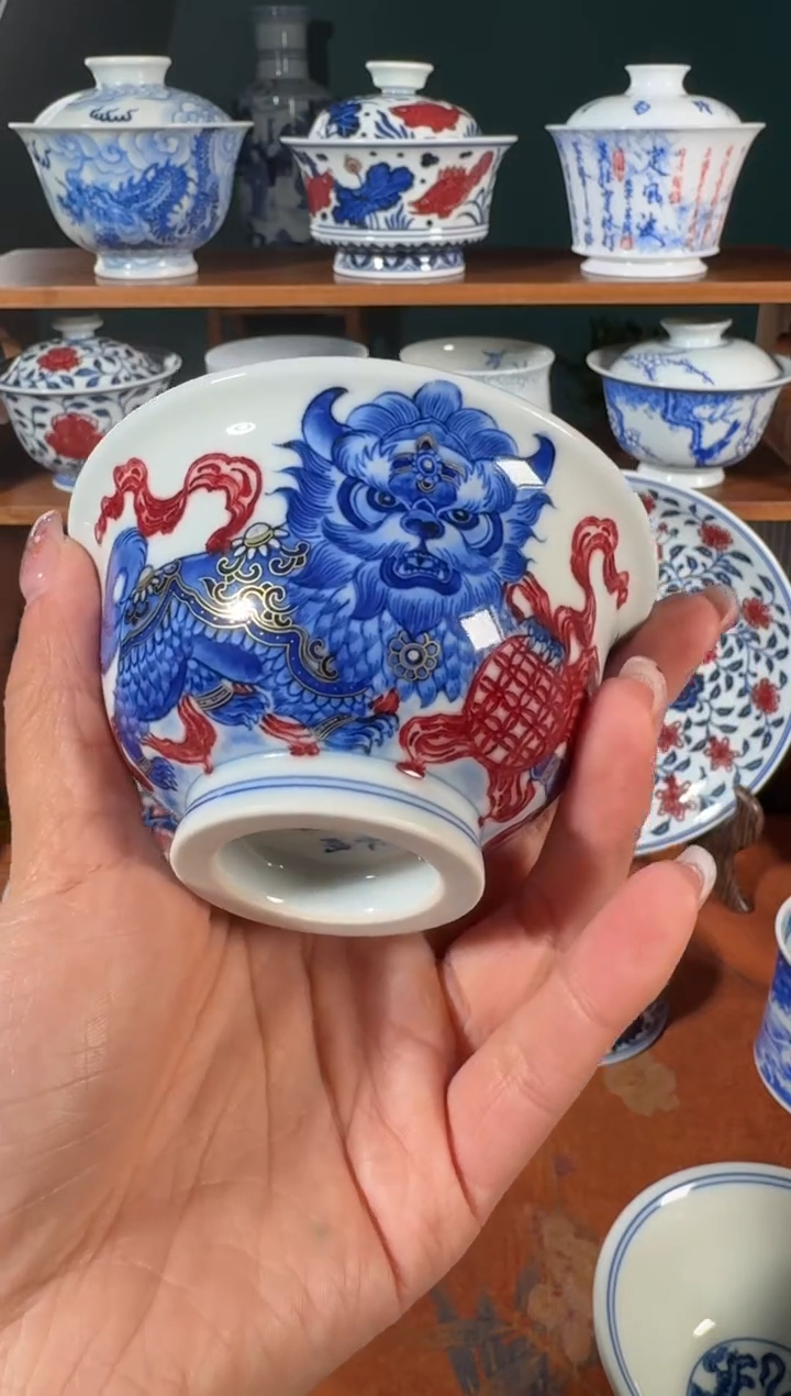 【闪购商品】杯永明尚玩3.0醒狮压手杯