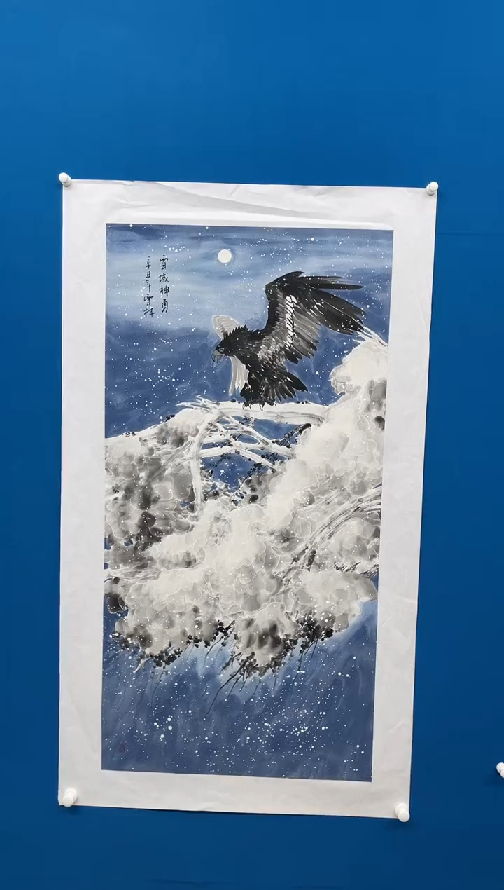 【闪购商品】国画张-四尺雪景/无框/W