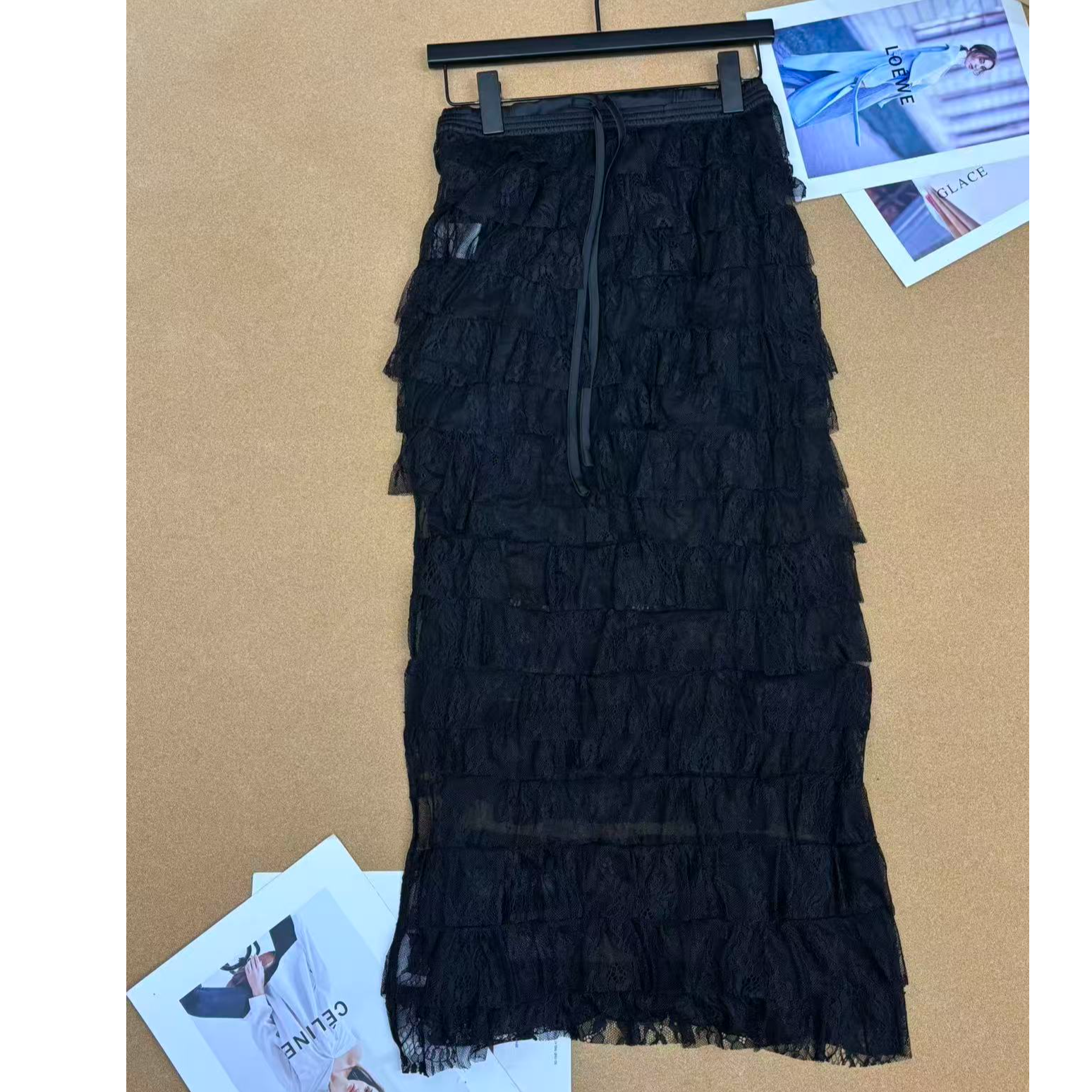 【NANA】小众设计感百搭显瘦蕾丝半身裙26129