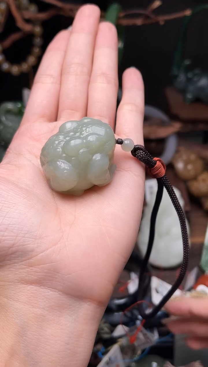 和田玉未镶嵌把件且末迪克兰 金蟾9003535