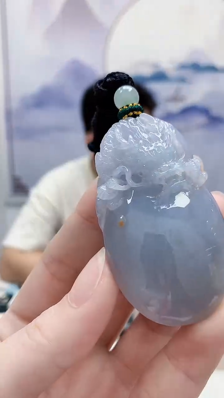 未镶嵌定制翡翠4917ry-毛货挂件41