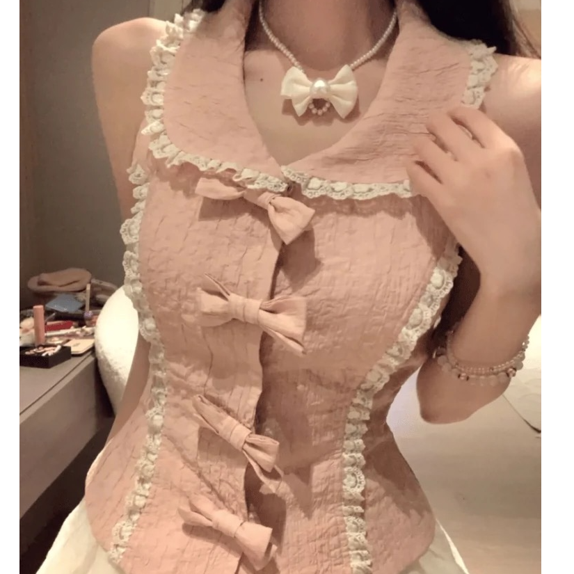 【桃桃日记】 甜心轰炸机 温柔设计甜美上衣+蓬蓬裙半身短裙套装