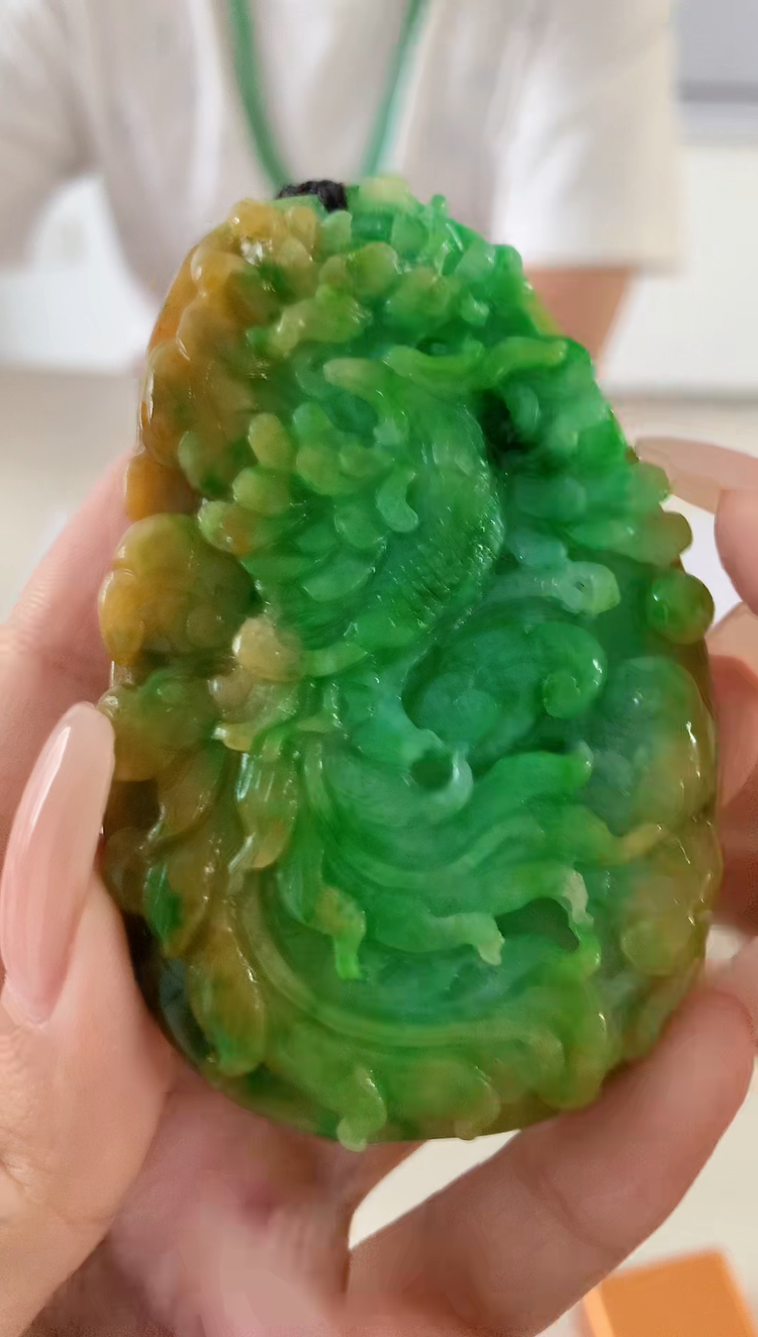 定制翡翠未镶嵌4812xx-毛货挂件98