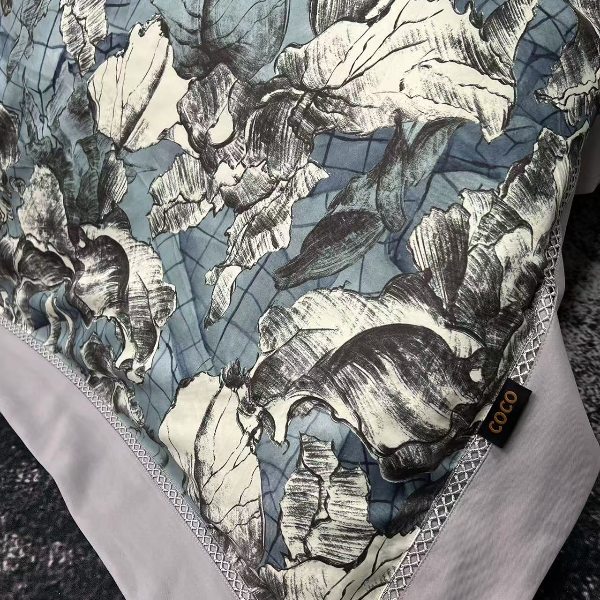 【爆款】数码印花高精密四件套四季款--叶魅