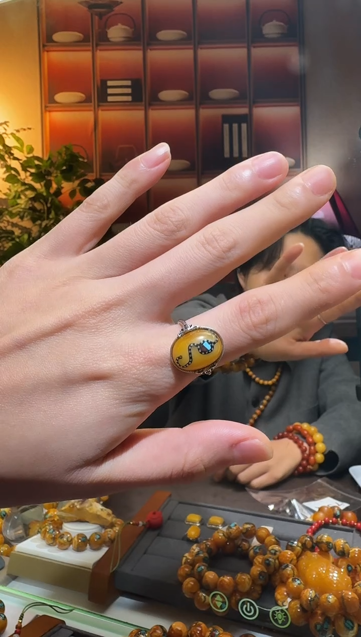 蜜蜡颈饰银S925镶嵌5486选择多样性发货其中一件