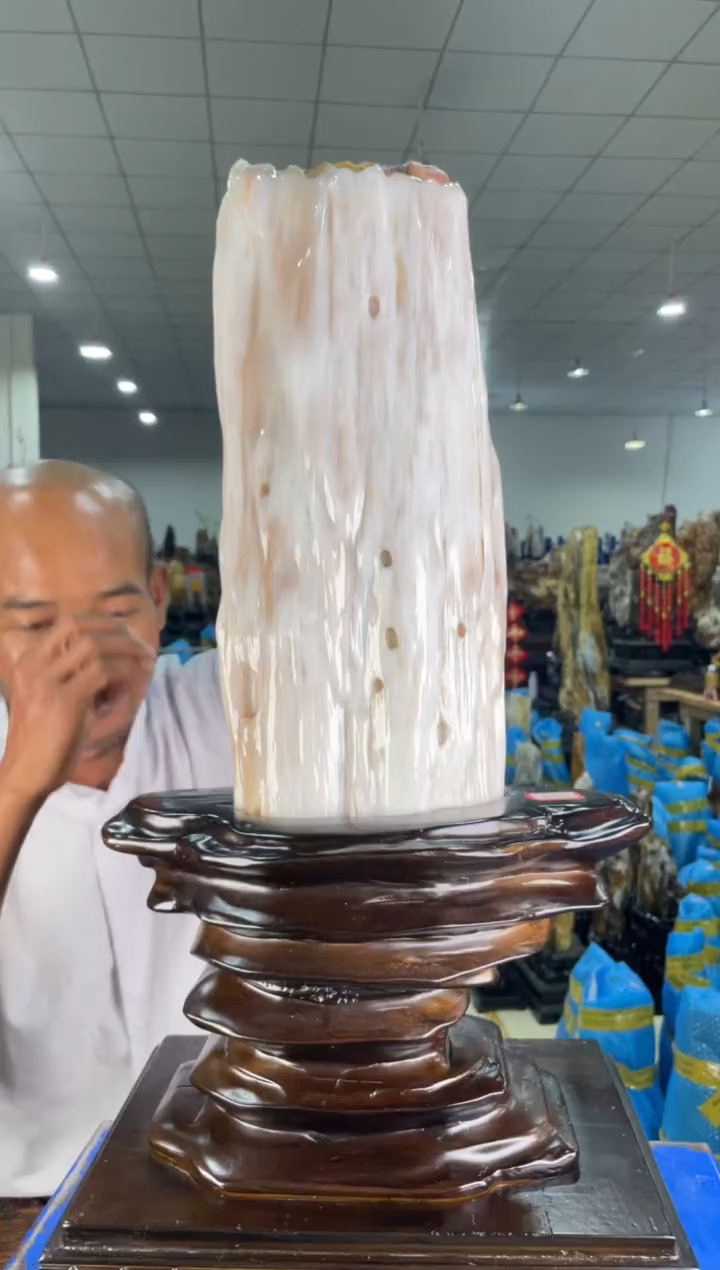 【闪购商品】硅化玉摆件未镶嵌84