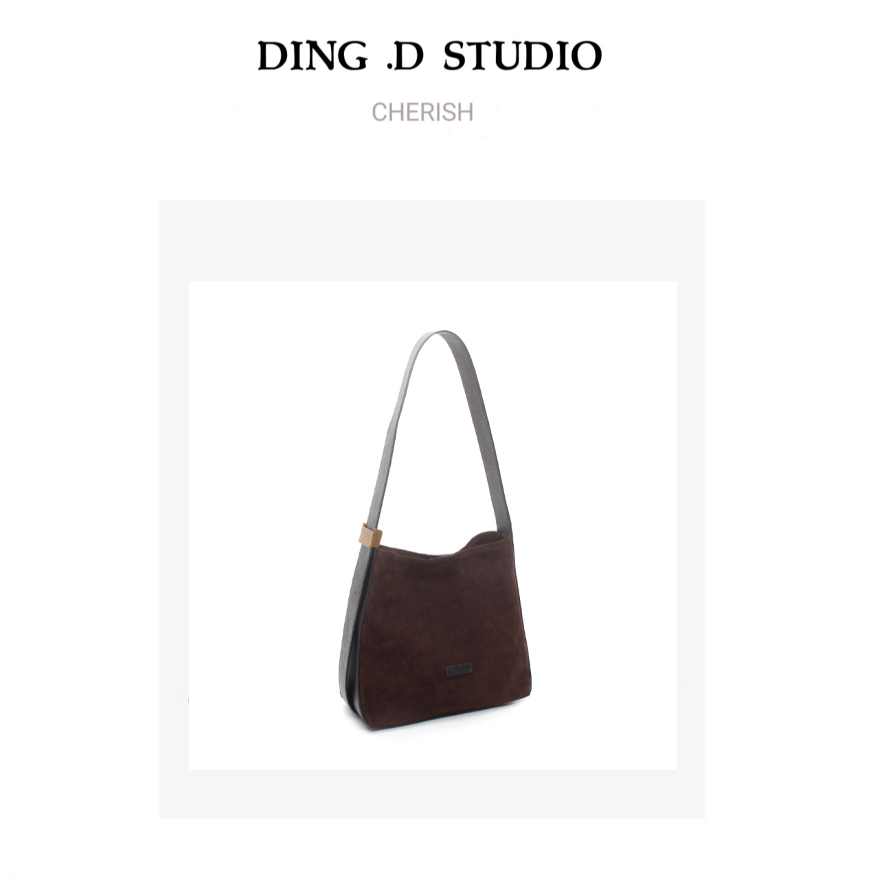 【布朗尼】DING.D新品百搭简约休闲时尚潮流ins单肩斜跨女包25151