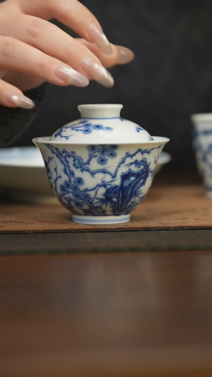 【闪购商品】杯柴窑青花破价福利